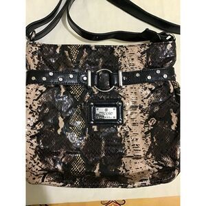 Nicole‎ by Nicole Miller Womens Faux Snake Embossed Pattern Adjustable